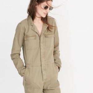 Madewell Coverall Jumpsuit - XS- British Khaki
